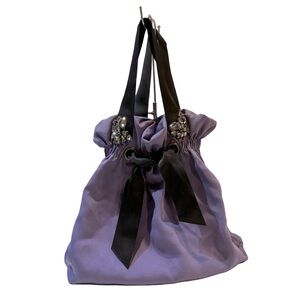 Lavender Label by Designer Vera Wang Crystal Evening or Event Tote‎ Handbag